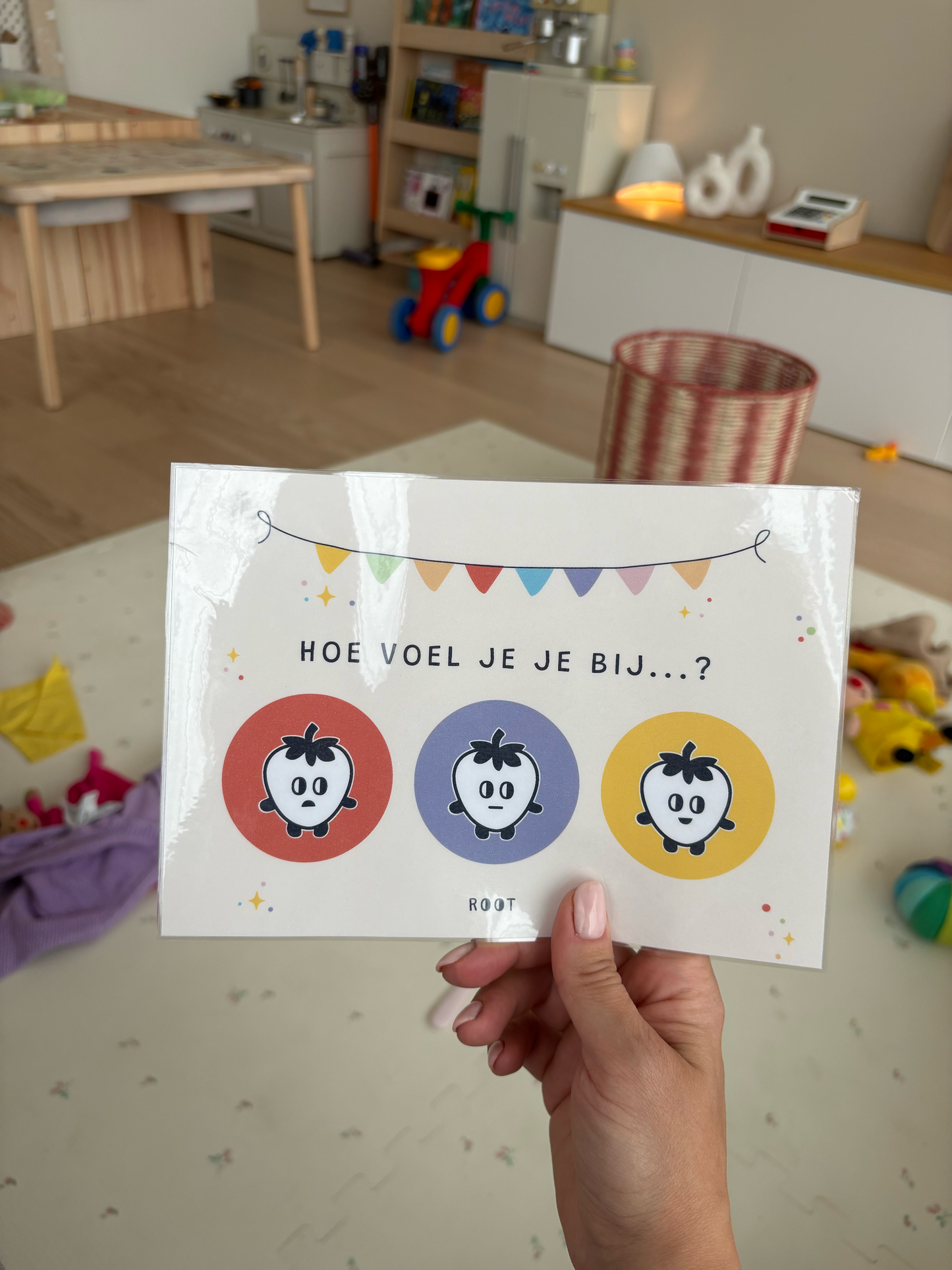 "Hoe voel je je bij..."-kaart