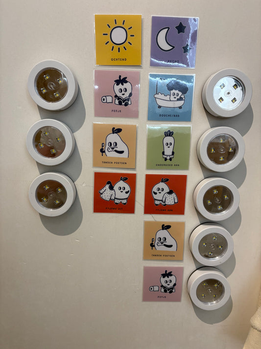 Routinekaartjes ochtend en avond